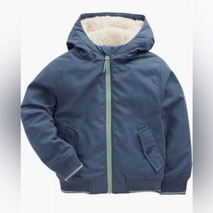 Mini Boden Boy’s Navy Blue Hooded Jacket